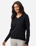 Devon & Jones DG445W Women's New Classic V-Neck Sweater Front Thumbnail