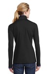 Sport-Tek LST853 Ladies Sport-Wick ® Stretch Contrast Full-Zip Jacket Back Thumbnail