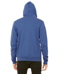 bella + canvas 3719 unisex sponge fleece pullover hoodie Back Thumbnail