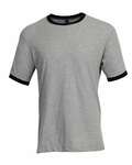 tultex 246 unisex jersey ringer tee Front Thumbnail