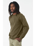 Bella + Canvas 3901 Unisex Sponge Fleece Crewneck Sweatshirt Side Thumbnail