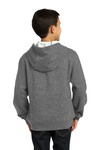 sport-tek yst254 youth pullover hooded sweatshirt Back Thumbnail