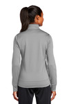sport-tek lst241 ladies sport-wick ® fleece full-zip jacket Back Thumbnail