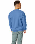 hanes p1607 unisex ecosmart® 50/50 crewneck sweatshirt Back Thumbnail