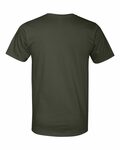 Anvil 982 Lightweight V-Neck T-Shirt Back Thumbnail