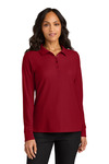 Port Authority LK200LS Women's Wearever Signature Pique Long Sleeve Polo Front Thumbnail