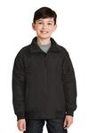 port authority y328 youth charger jacket Front Thumbnail