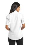 port authority l659 ladies short sleeve superpro ™ oxford shirt Back Thumbnail