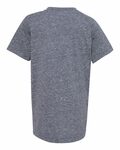 LAT 6191 Youth Harborside Mélange T-Shirt Back Thumbnail