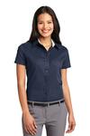Port Authority L508 Ladies Short Sleeve Easy Care Shirt Front Thumbnail