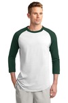 Sport-Tek T200 Colorblock Raglan Jersey Front Thumbnail