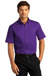 Port Authority W809 Short Sleeve SuperPro ™ React ™ Twill Shirt Front Thumbnail