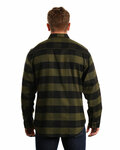 Burnside B8210 Men's Plaid Flannel Shirt Back Thumbnail