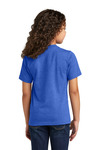 port & company pc330y youth tri-blend tee Back Thumbnail