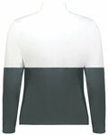 Holloway 223700 Ladies Momentum Team 1/4 Zip Pullover Back Thumbnail