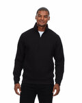 threadfast apparel 320q unisex ultimate fleece quarter-zip sweatshirt Front Thumbnail