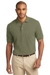 Port Authority K420 Heavyweight Cotton Pique Polo Front Thumbnail