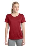 Sport-Tek LST360 Ladies Heather Contender ™ Scoop Neck Tee Front Thumbnail
