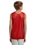 a4 n2206 youth reversible mesh tank Back Thumbnail