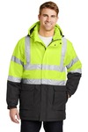 port authority j799s ansi 107 class 3 safety heavyweight parka Front Thumbnail
