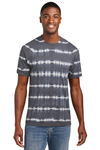 Port & Company PC142 Allover Stripe Tie-Dye Tee Front Thumbnail