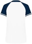 Augusta Sportswear AS6917 Ladies Cutter+ Henley Jersey Back Thumbnail