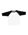 rabbit skins rs3330 toddler baseball fine jersey three-quarter sleeve tee Front Thumbnail