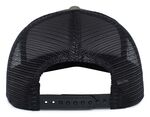 Pacific Headwear P724 5-Panel Mesh Overlay Trucker Snapback Back Thumbnail