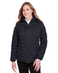 North End NE708W Ladies' Loft Puffer Jacket Front Thumbnail