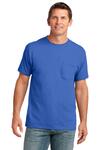 port & company pc54p core cotton pocket tee Front Thumbnail