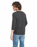 Next Level 6051 Unisex Tri-Blend 3/4-Sleeve Raglan T-Shirt Back Thumbnail