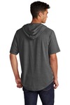 Sport-Tek ST404 PosiCharge ® Tri-Blend Wicking Short Sleeve Hoodie Back Thumbnail