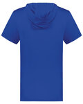 holloway 222142 adult short sleeve hoodie powered by coolcore Back Thumbnail