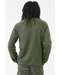 Bella + Canvas 3901 Unisex Sponge Fleece Crewneck Sweatshirt Back Thumbnail