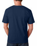 bayside ba5040 adult 5.4 oz., 100% cotton t-shirt Back Thumbnail