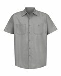 red kap sp24 short sleeve industrial work shirt Front Thumbnail