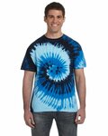 tie-dye cd100 adult t-shirt Front Thumbnail