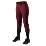 Alleson Athletic 605PBWY Girls Belt Loop Fastpitch Pant Front Thumbnail