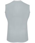 augusta sportswear 2602 adult hyperform compress sleeveless shirt Back Thumbnail