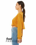 bella + canvas 6501b fwd fashion ladies' cropped long-sleeve t-shirt Side Thumbnail
