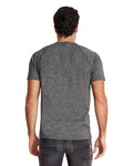 next level 2050 men's mock twist raglan t-shirt Back Thumbnail