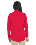 Devon & Jones DP610W Ladies' Perfect Fit Half-Placket Tunic Top Back Thumbnail