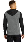 alternative aa3203 colorblock rocky eco ™ -fleece zip hoodie Back Thumbnail