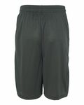 badger sport 4119 adult b-core 10" performance shorts with pockets Back Thumbnail