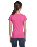 LAT 2616 Girls' Fine Jersey T-Shirt Back Thumbnail