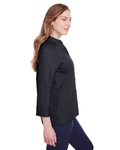 Devon & Jones DG560W Ladies' Crown  Collection Stretch Broadcloth 3/4 Sleeve Blouse Side Thumbnail
