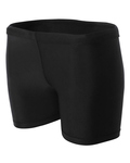 a4 nw5313 ladies' 4" inseam compression shorts Front Thumbnail