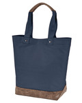 authentic pigment ap1921 canvas resort tote Front Thumbnail