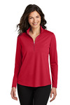 Port Authority LK112 Ladies Dry Zone ® UV Micro-Mesh 1/4-Zip Front Thumbnail