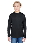 a4 nb3165 youth long sleeve cooling performance crew shirt Front Thumbnail